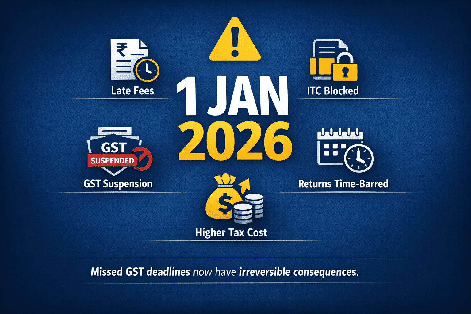 5 Major GST Changes from 1st January 2026
