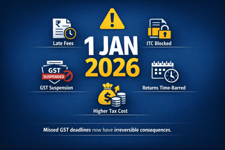 5 Major GST Changes from 1st January 2026 